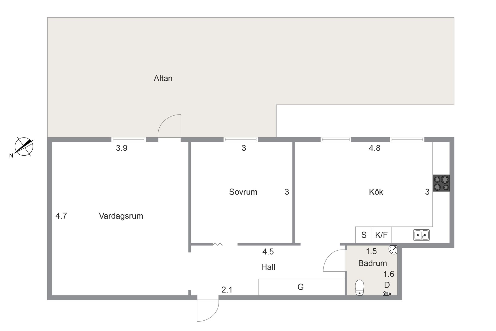 Bostadsrätt, Peter Baggegatan 8B, Stavre, Trollhättan