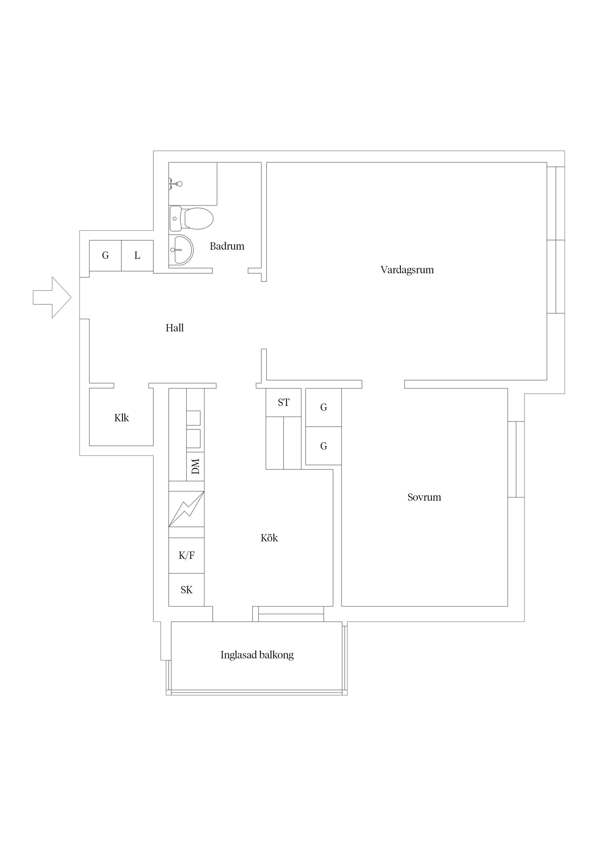 Bostadsrätt, Silkeborgsgatan 4, Tegelviken, Kalmar