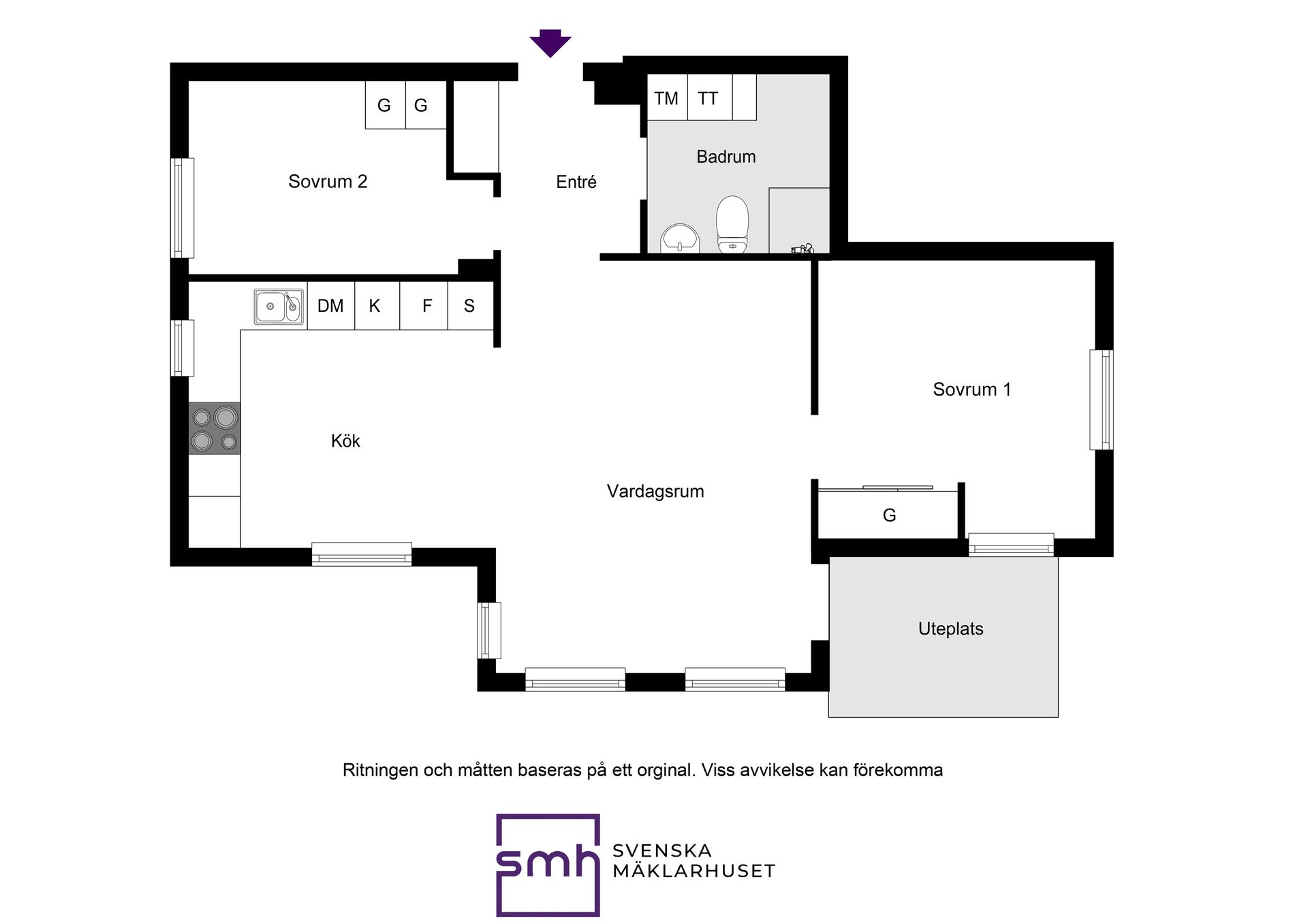 Bostadsrätt, Lillsjönäsvägen 55, Bromma / Ulvsunda, Stockholm