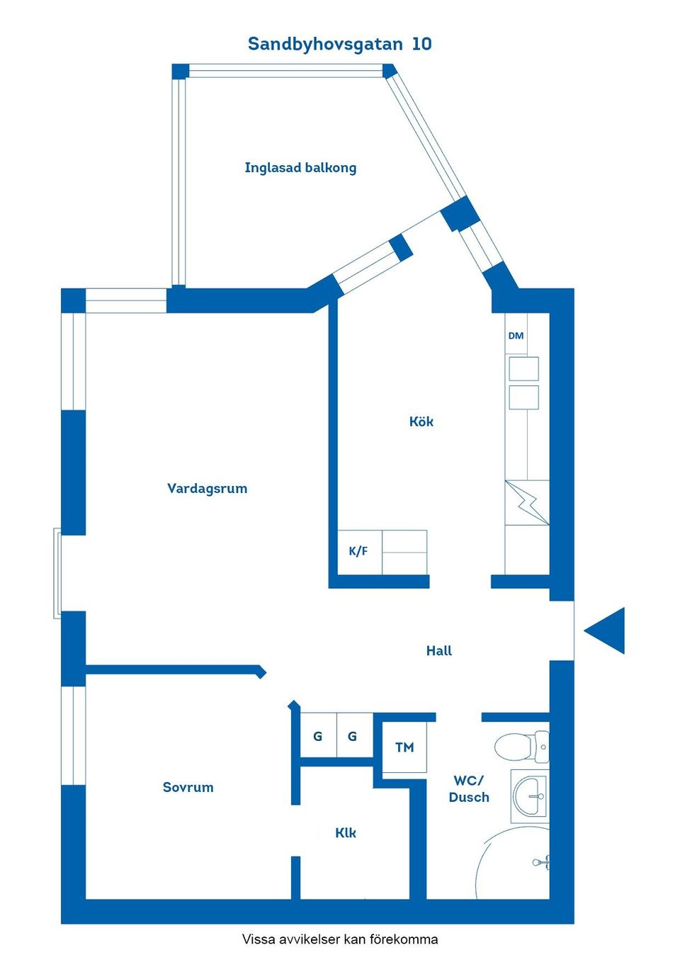 Bostadsrätt, Sandbyhovsgatan 10, Sandbyhov, Norrköping