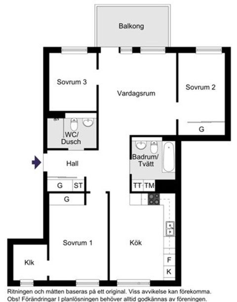 Bostadsrätt, Beckomberga Allé 27, Bromma / Beckomberga, Stockholm