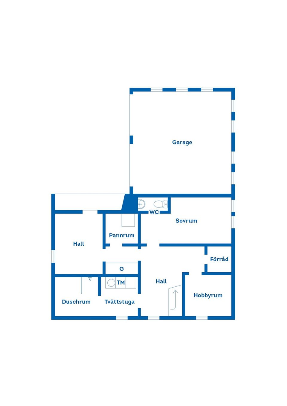 Villa, Svarvarevägen 15, Ullervad, Mariestad
