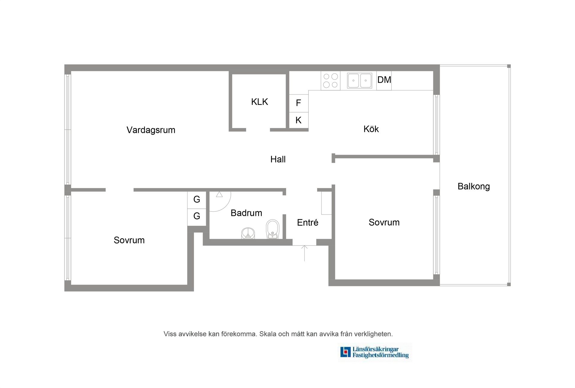 Bostadsrätt, Klockargatan 16A, Klockartorpet, Västerås