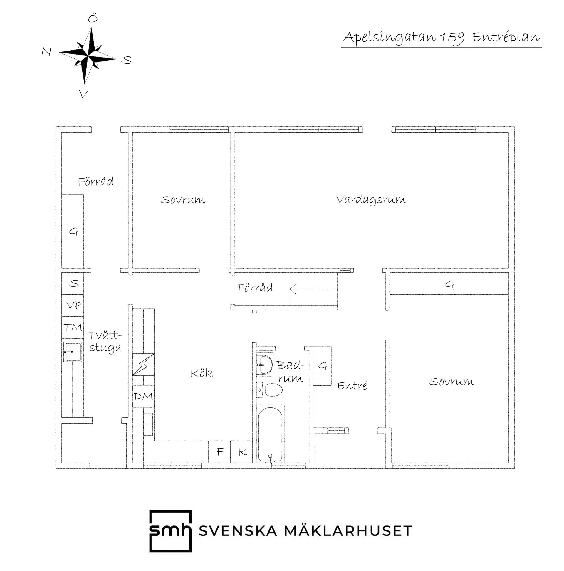 Radhus, Apelsingatan 159, Fiskebäck - Bratthammar, Göteborg