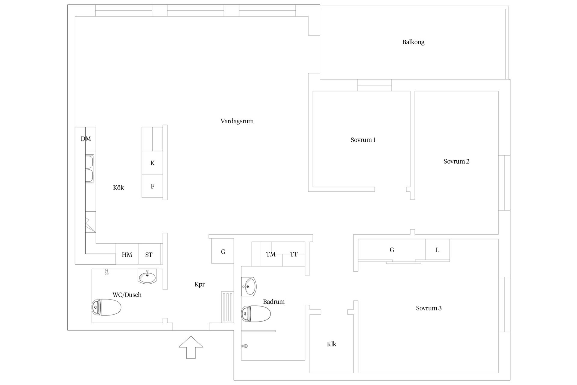 Bostadsrätt, Kuttervägen 4, Näsbypark, Täby