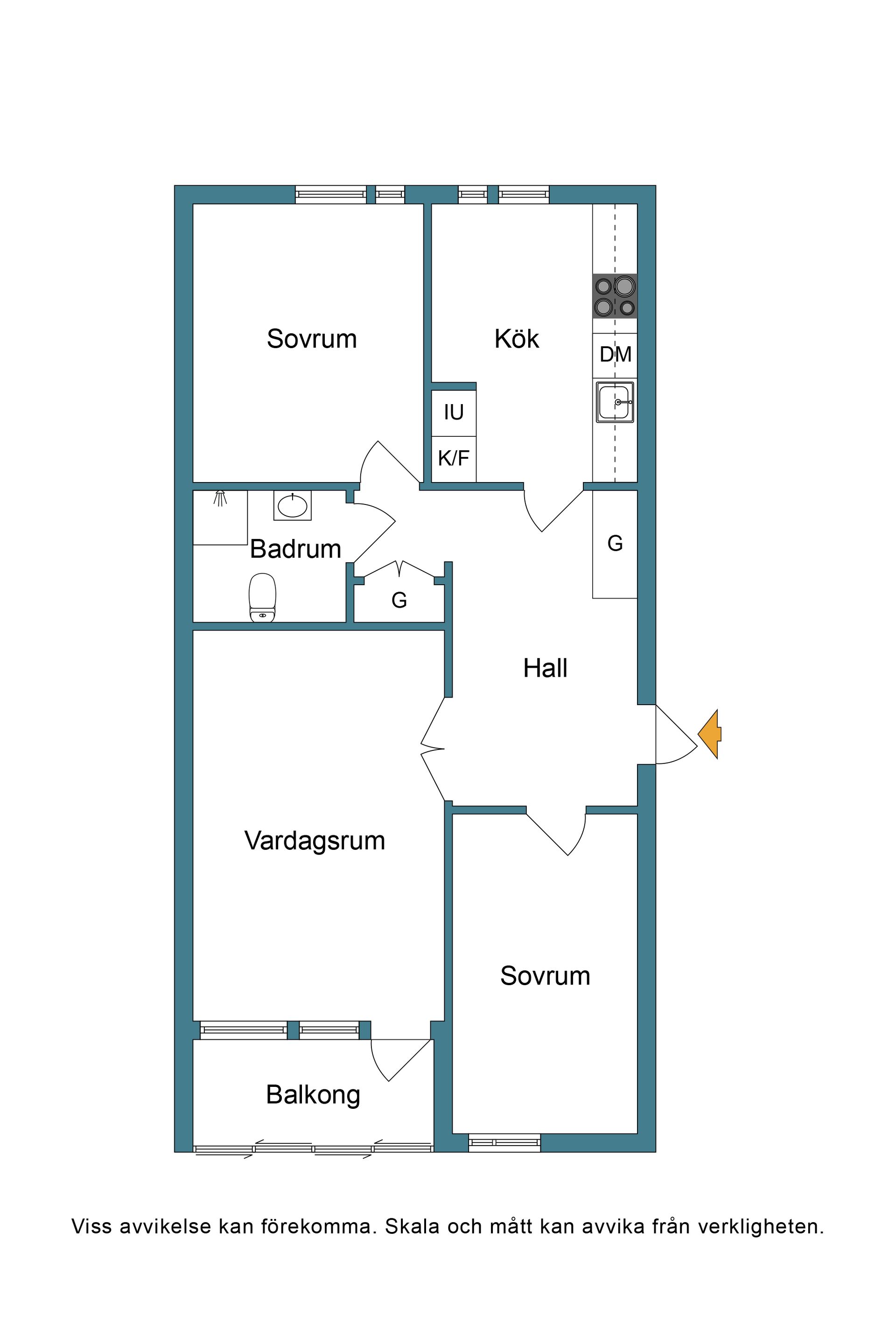 Bostadsrätt, Björkebogatan 2C, Tomelilla