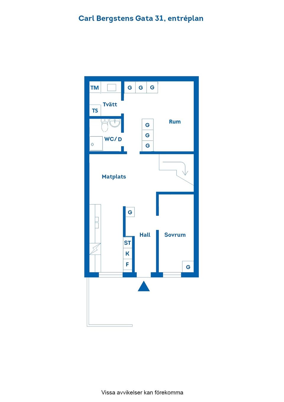 Radhus, Carl Bergstens gata 31, Klockaretorpet, Norrköping