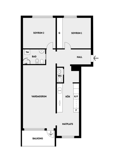 Bostadsrätt, Marknadsvägen 265, Täby Centrum, Täby