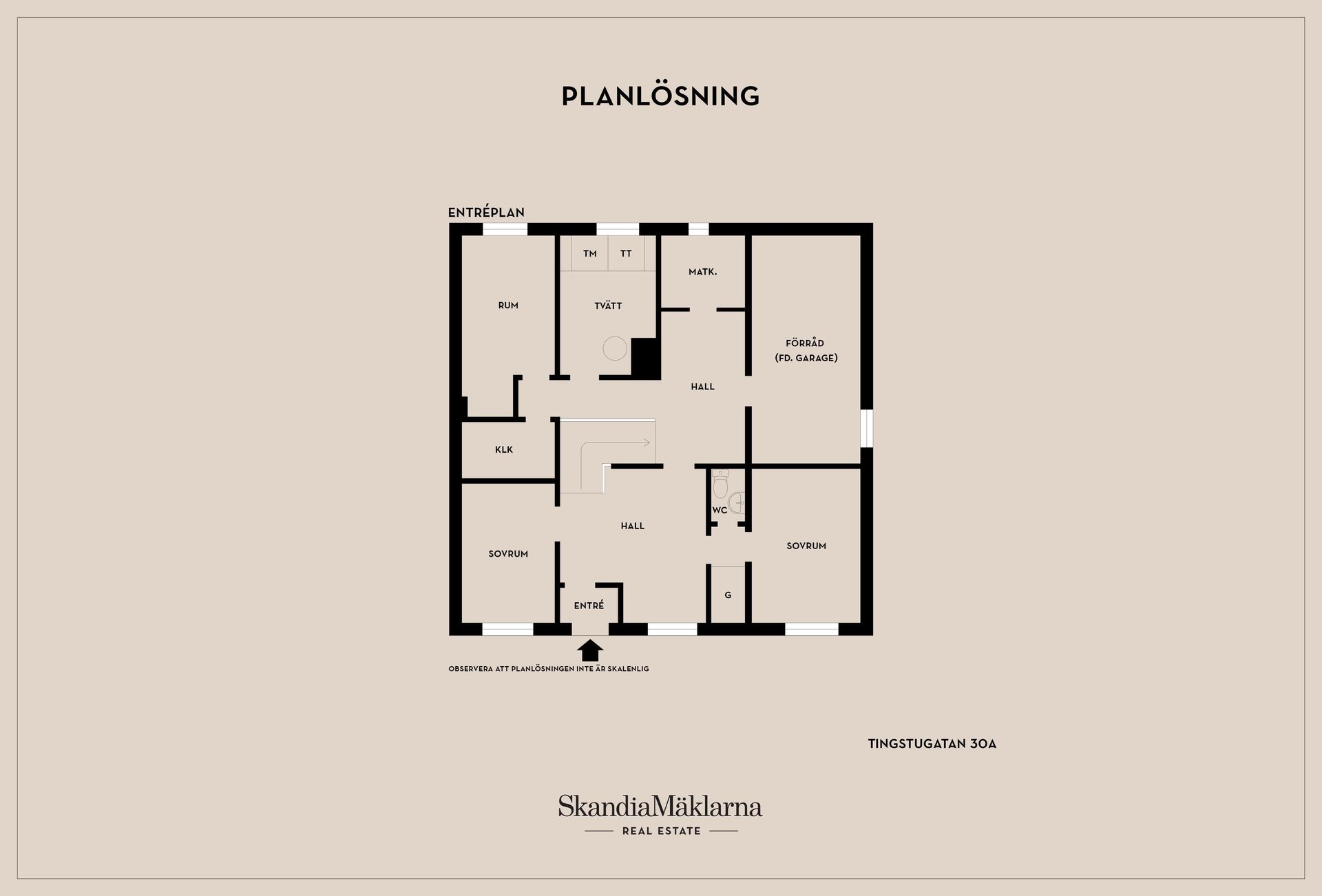 Radhus, Tingstugatan 30A, Centrala Strängnäs, Strängnäs