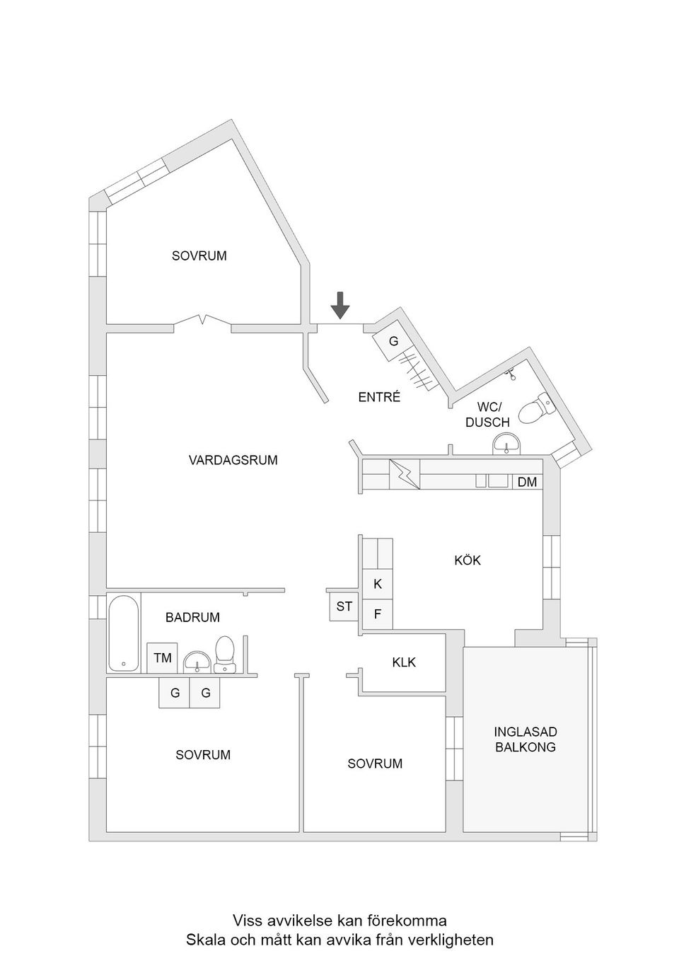 Bostadsrätt, Folkungagatan 4, Centralt Linköping, Linköping