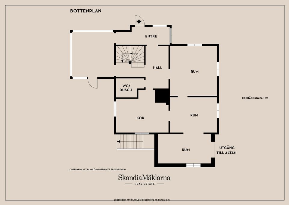 Villa, Edebäcksgatan 23, Södra Kroppkärr, Karlstad