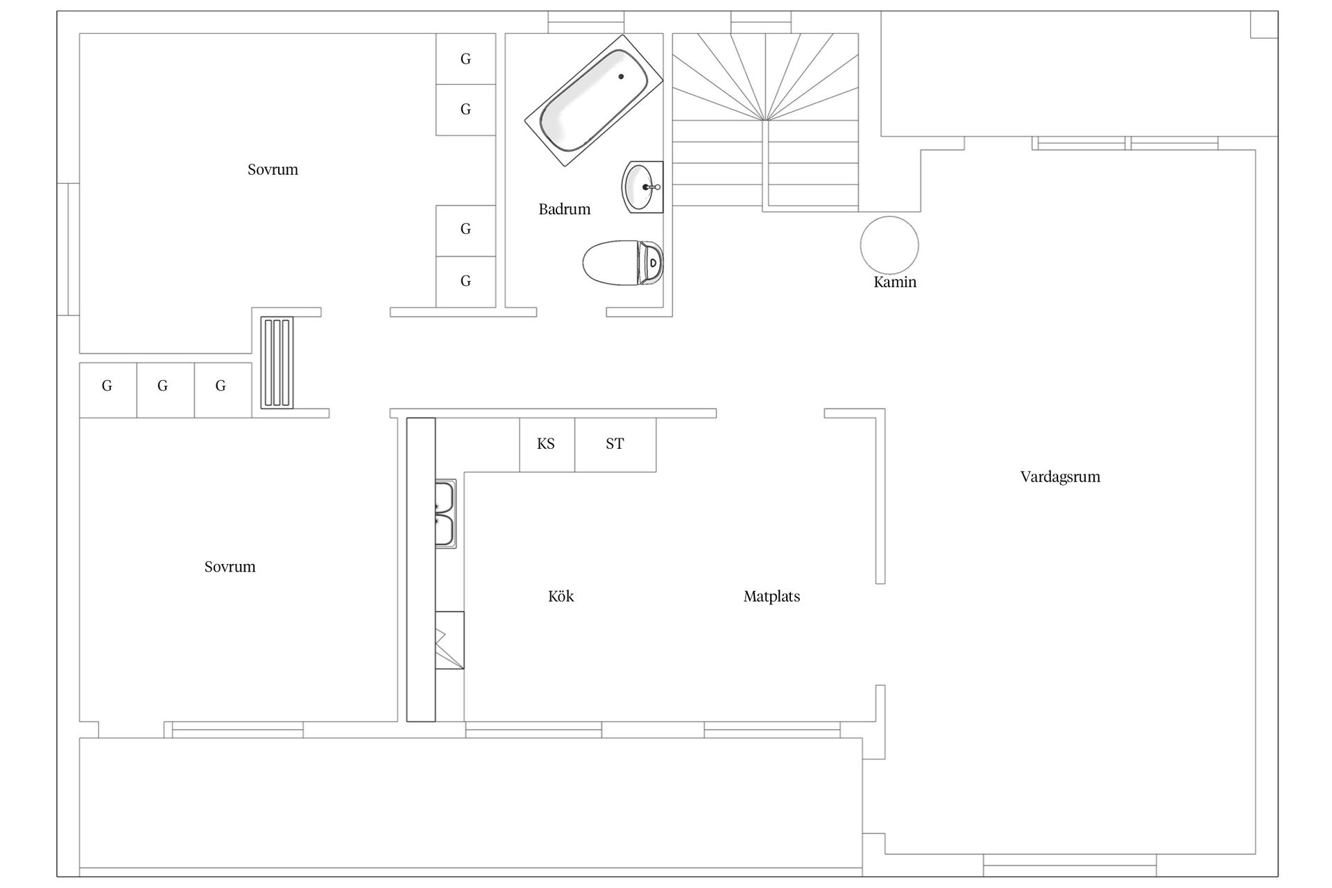 Villa, Teggatan 5, Kungälv - Centralt, Kungälv