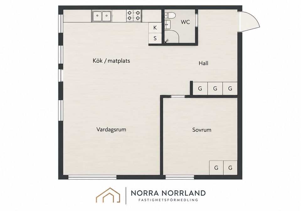 Bostadsrätt, Getbergsvägen 7, Getberget, Skellefteå