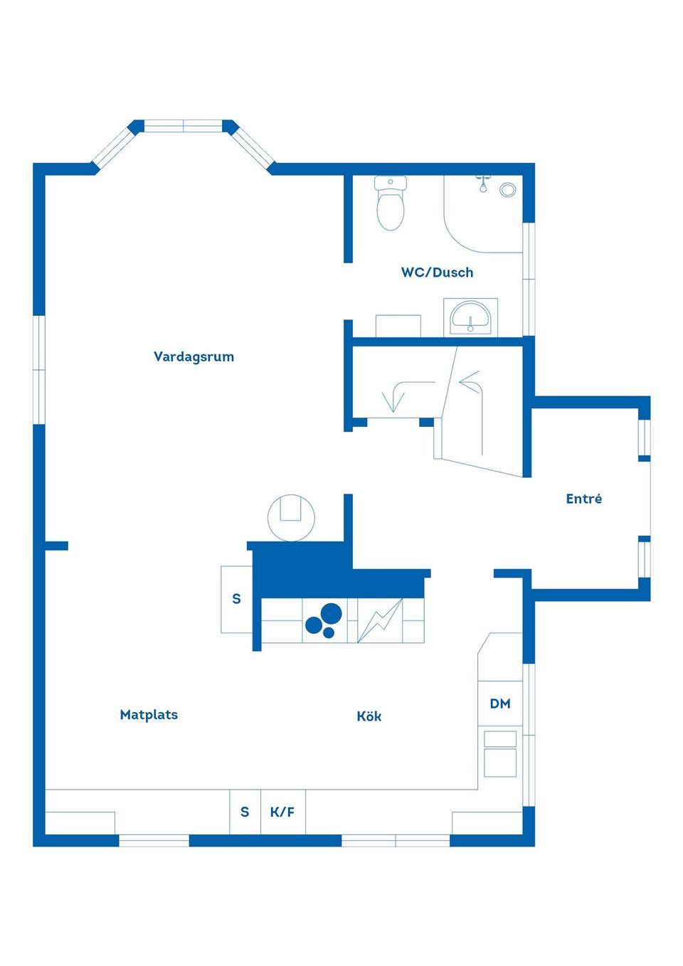 Villa, Bomvägen 6, Ljusne, Söderhamn
