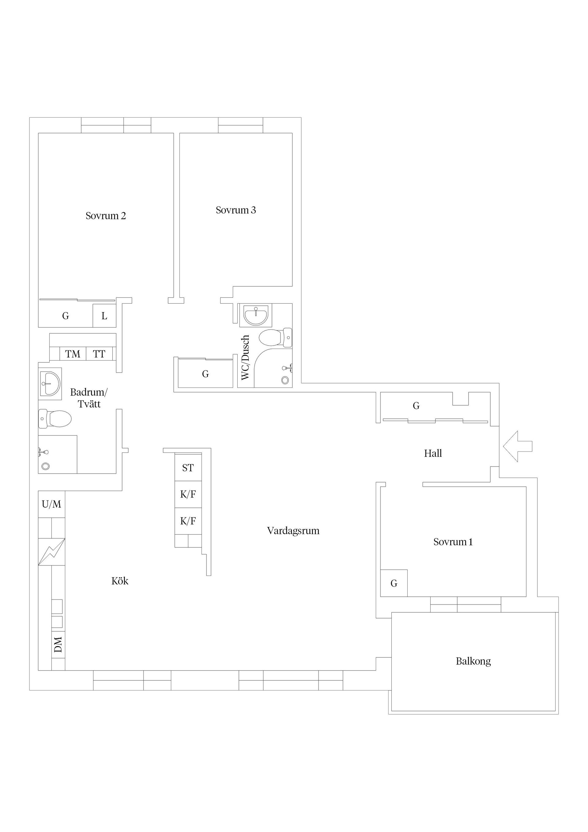 Bostadsrätt, Honnörsgatan 10, Södra Ekkällan, Linköping