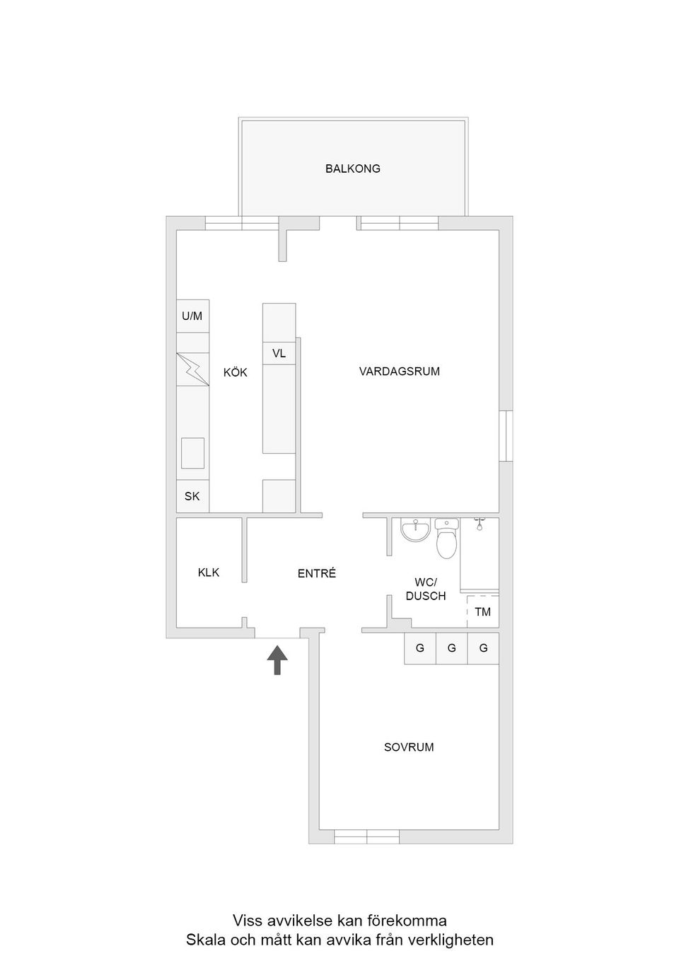 Bostadsrätt, Snickargatan 3D, Centrum, Västerås