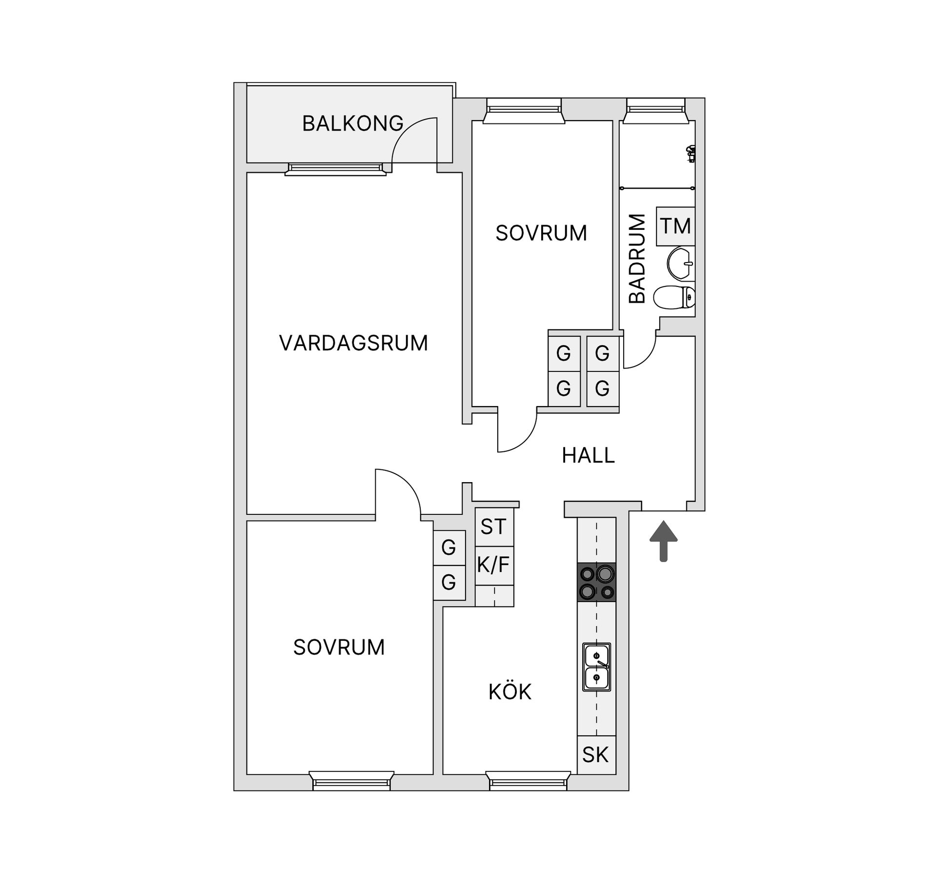 Bostadsrätt, Barometergatan 25, Länsmansgården, Göteborg