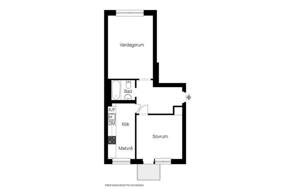 Bostadsrätt, Mobecksgatan 2b, Söder, Norrköping