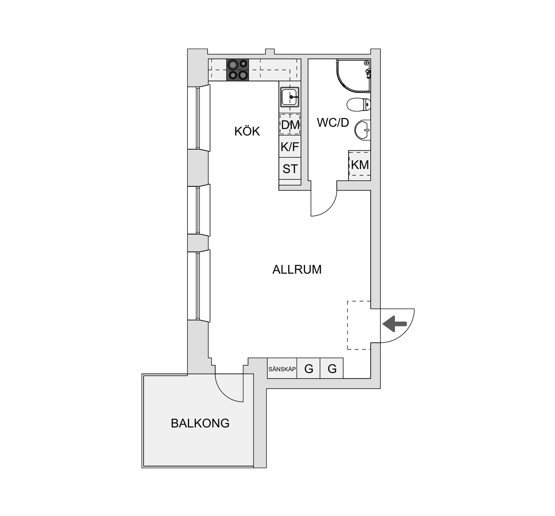 Bostadsrätt, Vårflodsgatan 17, 2tr, Tyresö Centrum, Tyresö