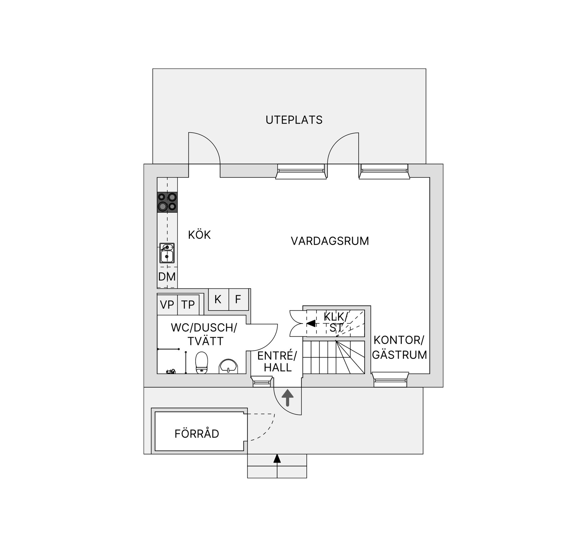 Radhus, Åkerhielms väg 47B, Österåker