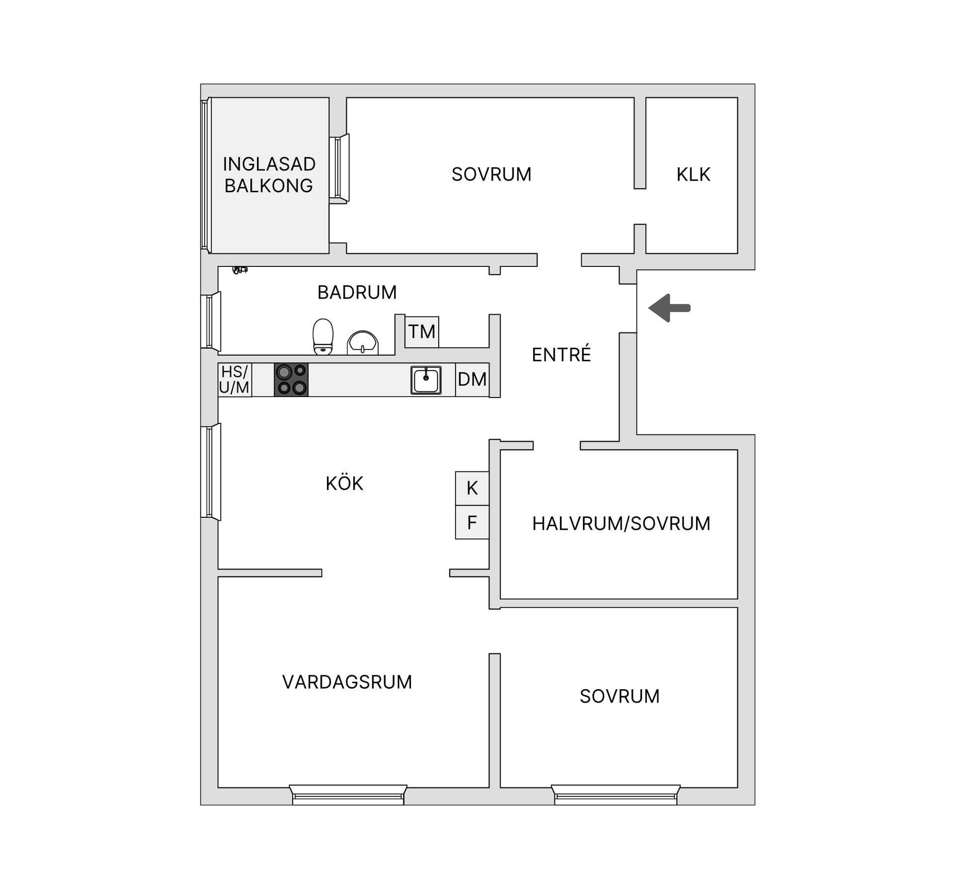 Bostadsrätt, Trekungagatan 1, Komarken, Kungälv