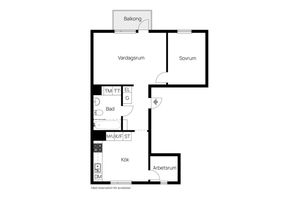 Bostadsrätt, Rorgängargatan 23, Hammarby Sjöstad, Stockholm