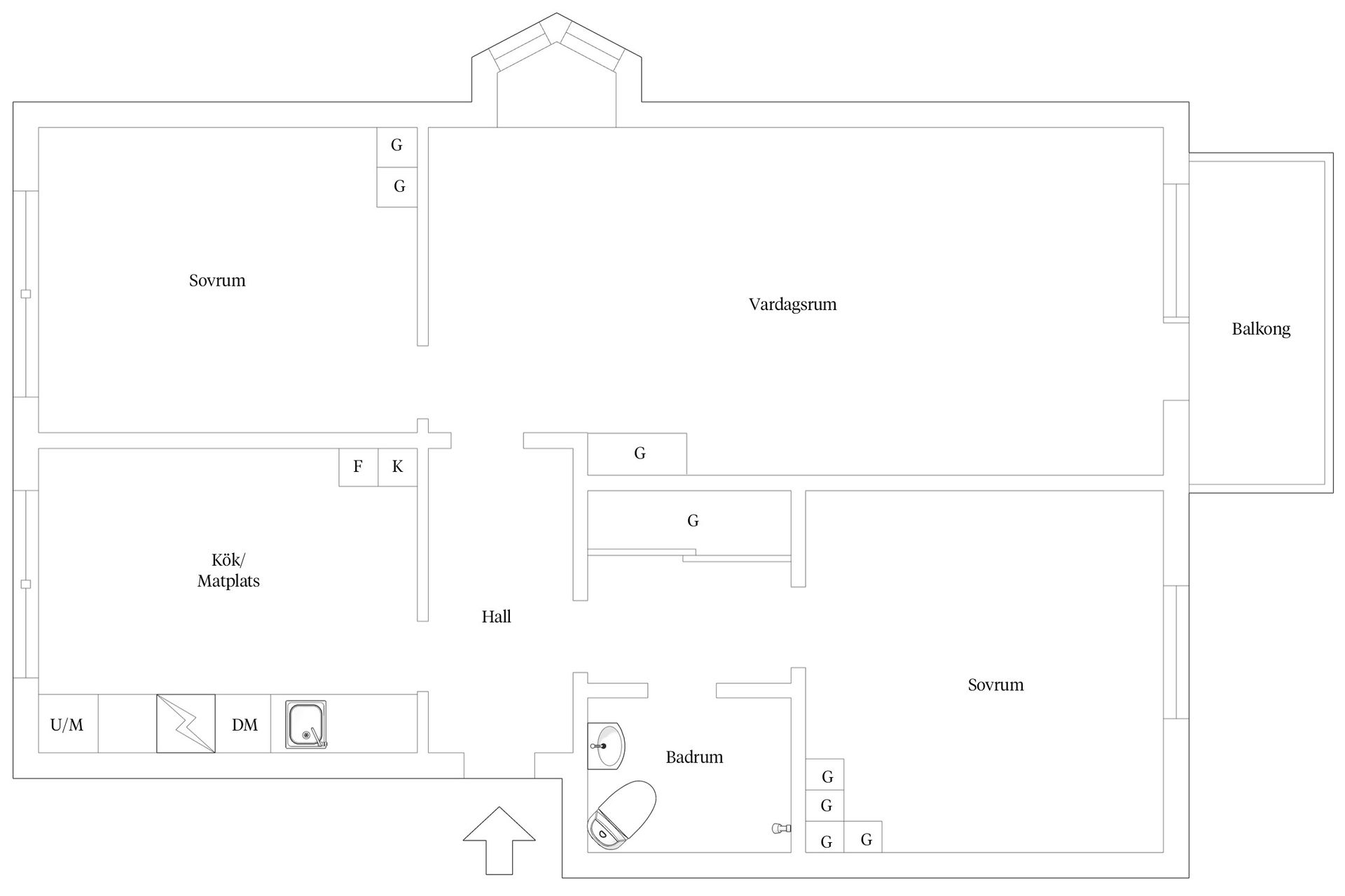 Bostadsrätt, Krokslätts Parkgata 51 A, Krokslätt, Mölndal