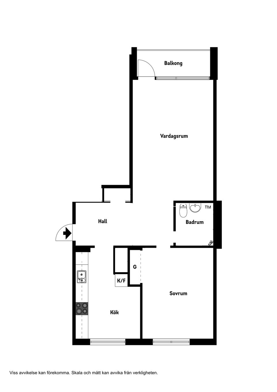 Bostadsrätt, Ängsvägen 1C, Agen, Degerfors