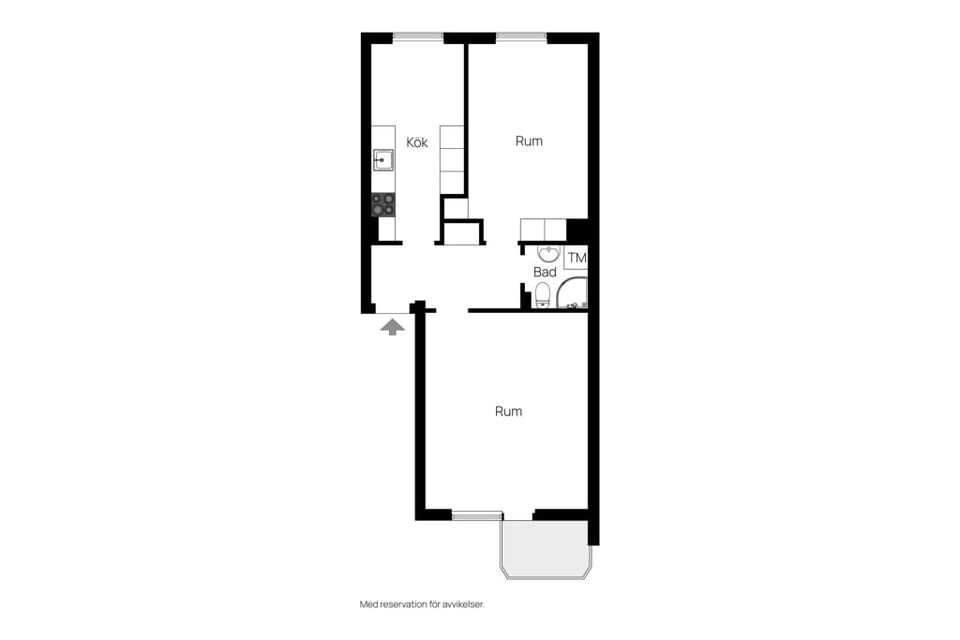 Bostadsrätt, Björneborgsgatan 22B, Östermalm, Sundsvall