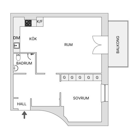 Bostadsrätt, Samaritgränd 6, Södermalm - Mariatorget, Stockholm