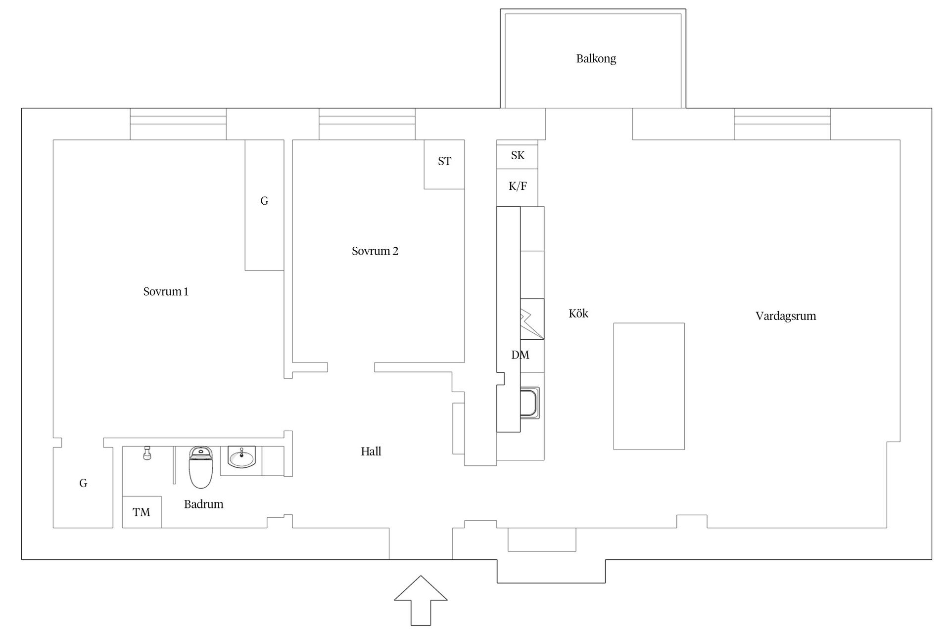 Bostadsrätt, Tjurbergsgatan 34, 4 tr, Södermalm Katarina, Stockholm