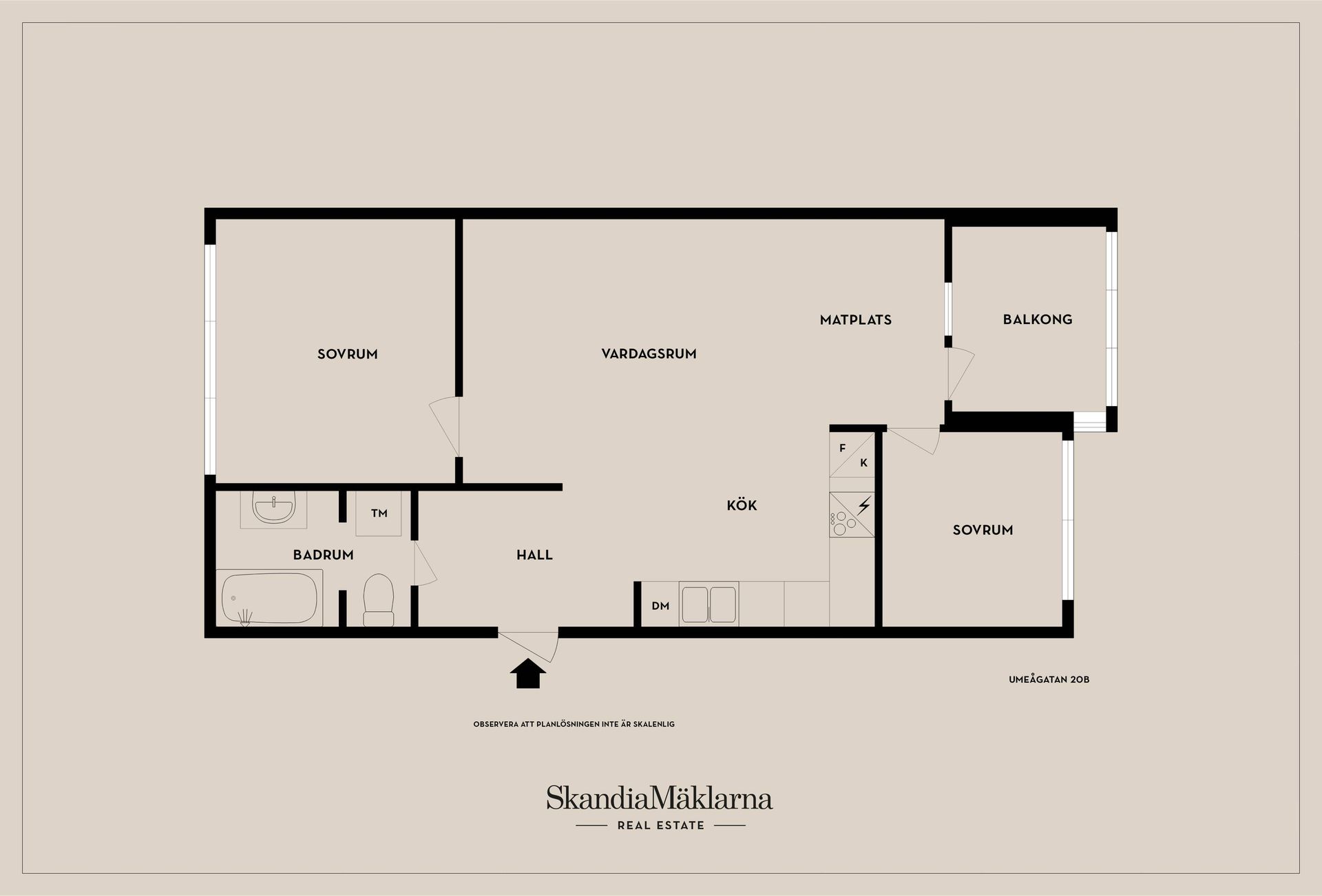 Bostadsrätt, Umeågatan 20B, Rosengården, Helsingborg