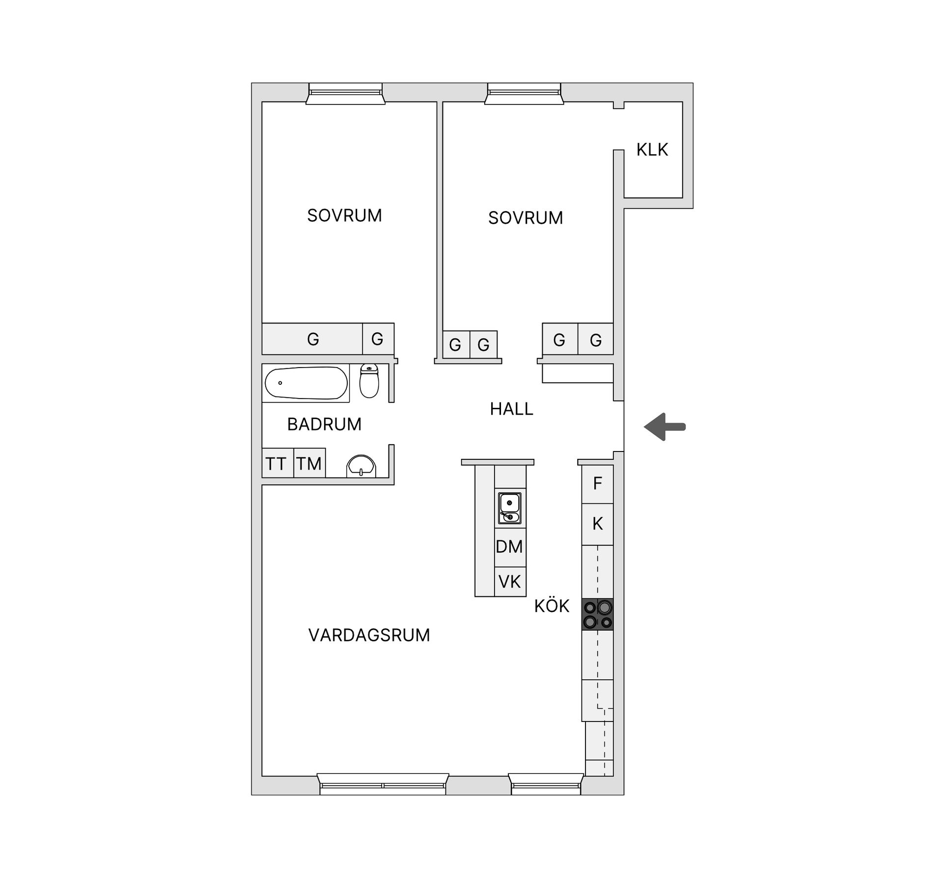 Bostadsrätt, Bondegatan 25B, Södermalm - SoFo, Stockholm