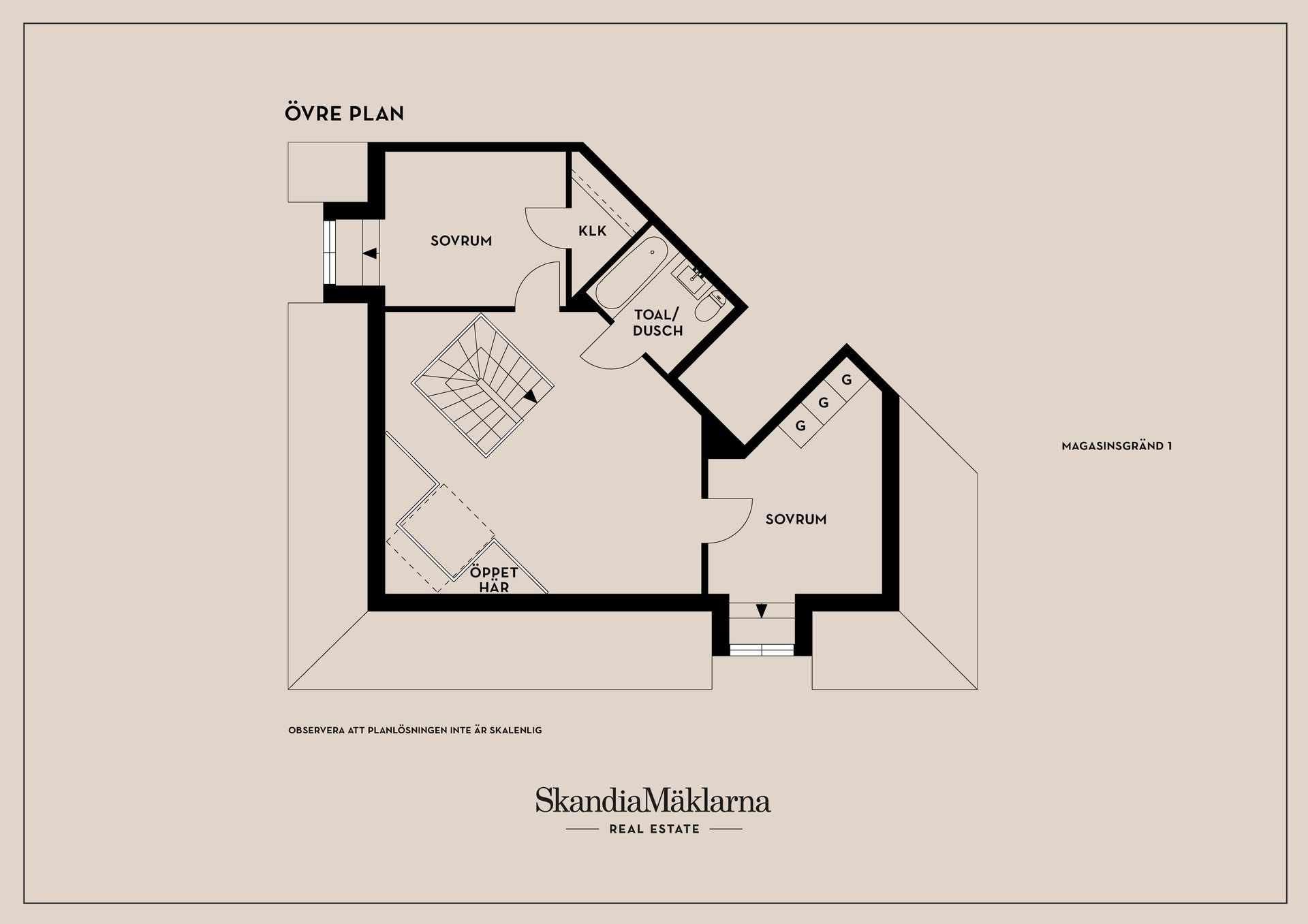 Bostadsrätt, Magasinsgränd 1, Centralt, Linköping