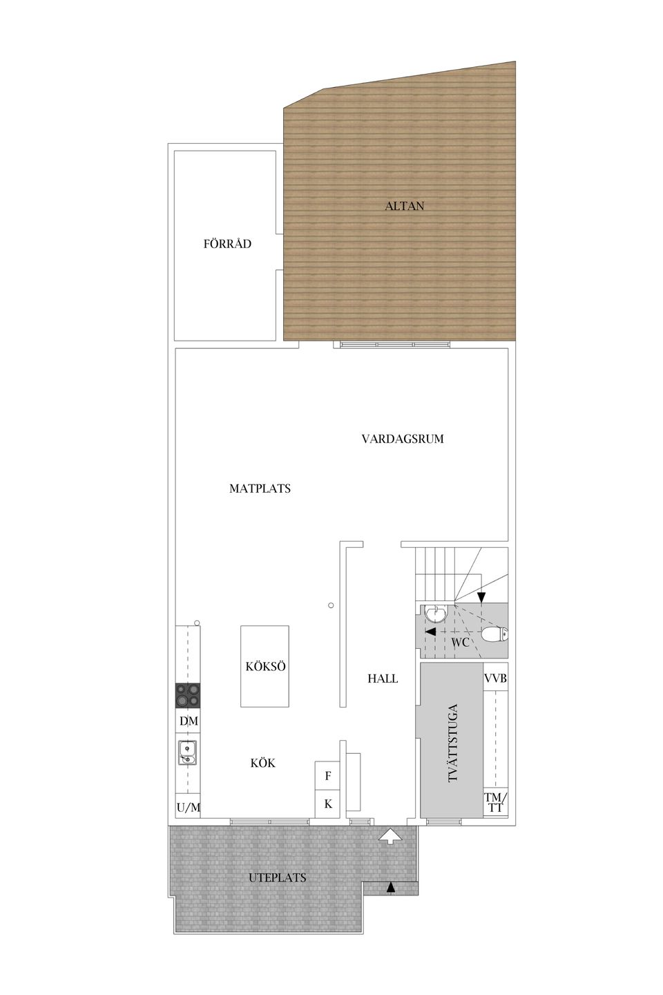 Radhus, Bildhuggarevägen 89, Bäckagård, Halmstad