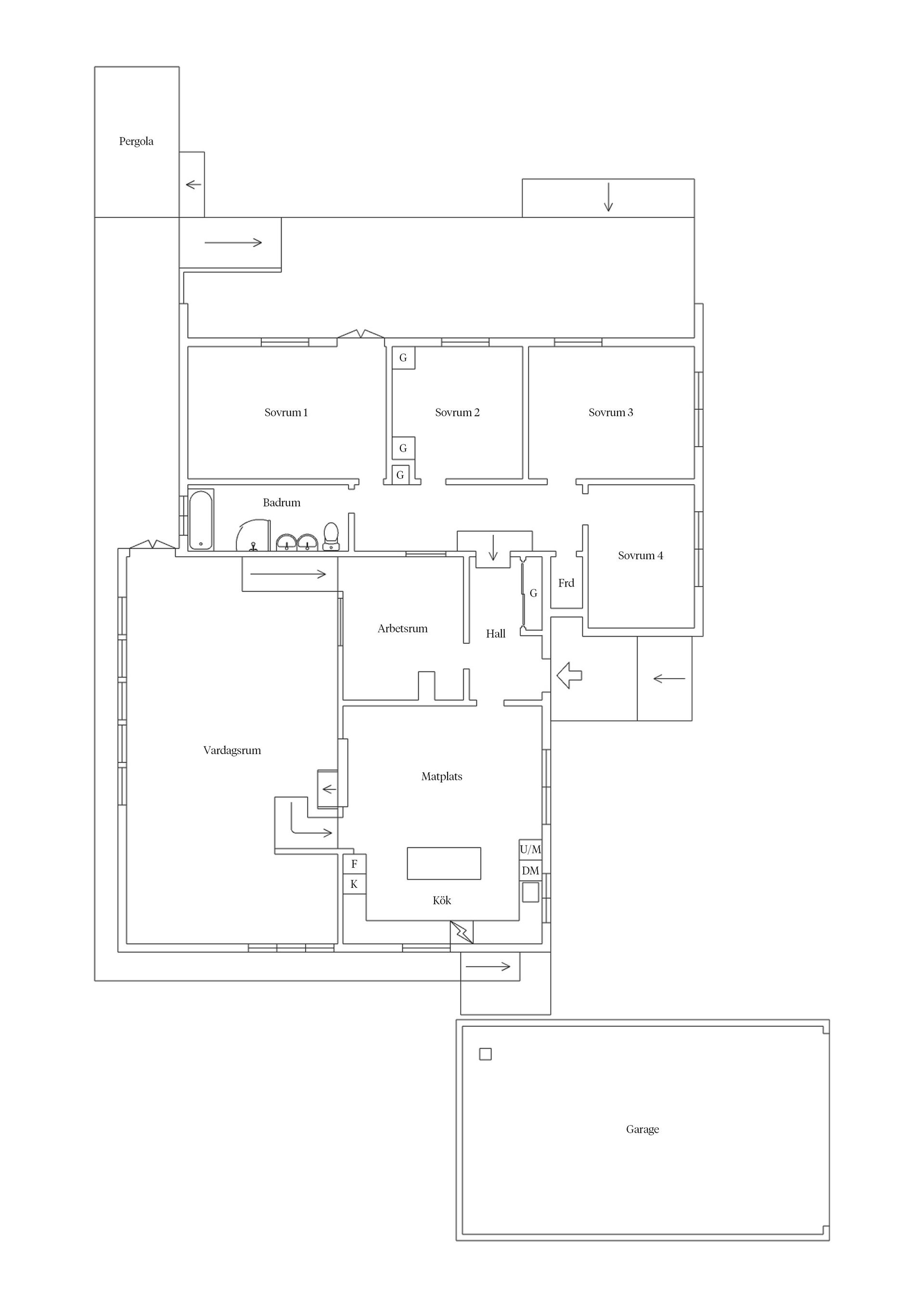 Villa, Jägarvägen 1, Sunnersta, Uppsala