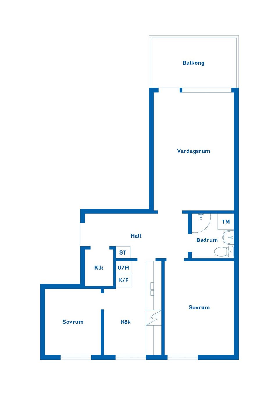 Bostadsrätt, Storgatan 57D, Centralt, Nässjö