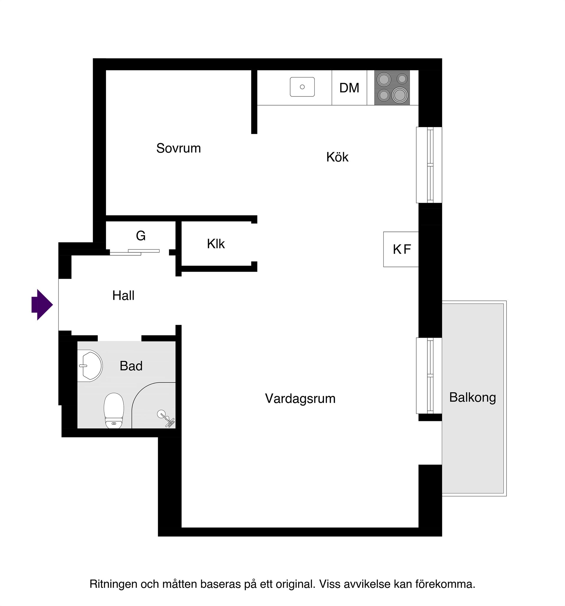 Bostadsrätt, Salagatan 55A, Fålhagen, Uppsala