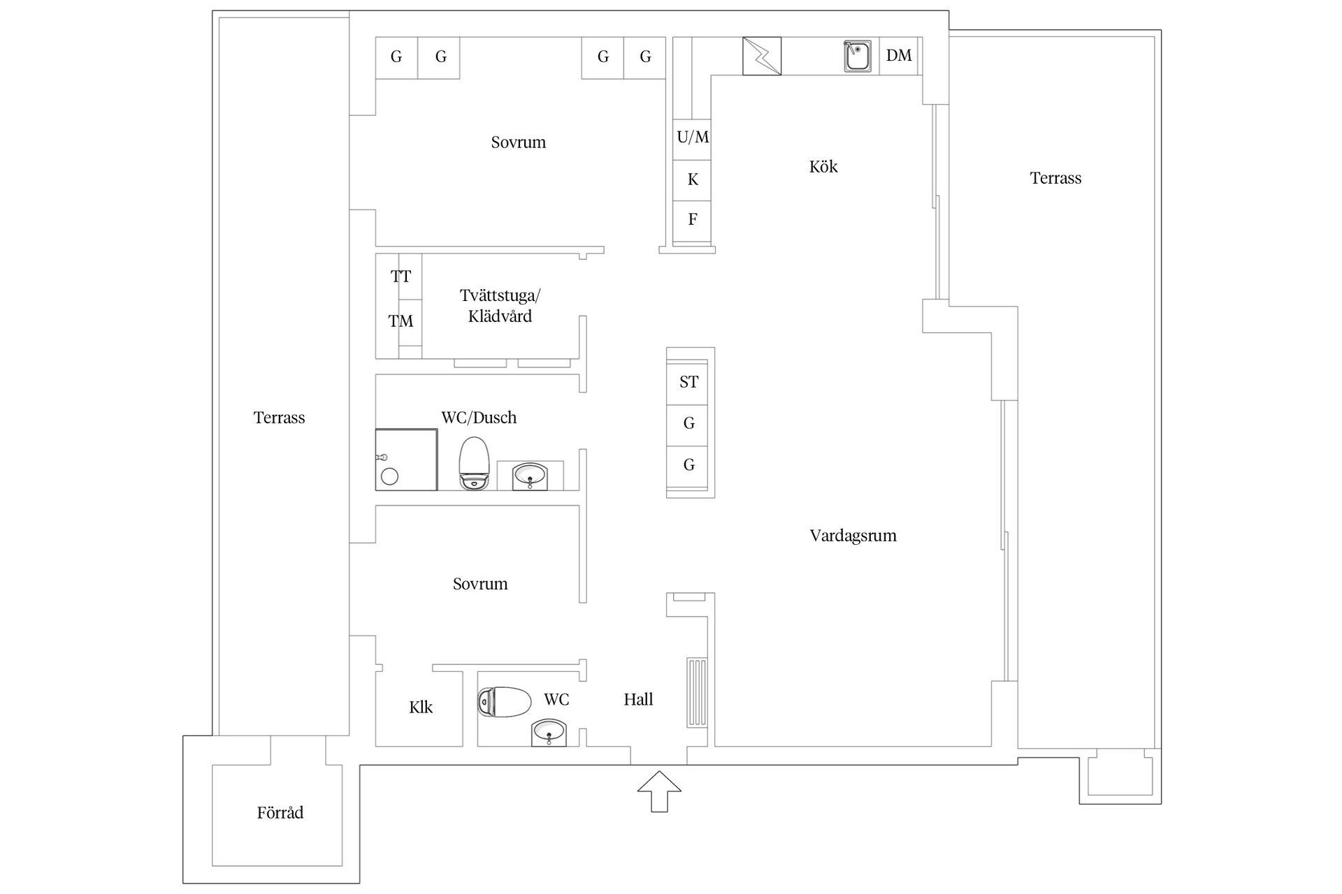 Bostadsrätt, Södra vägen 42A, Söder, Varberg