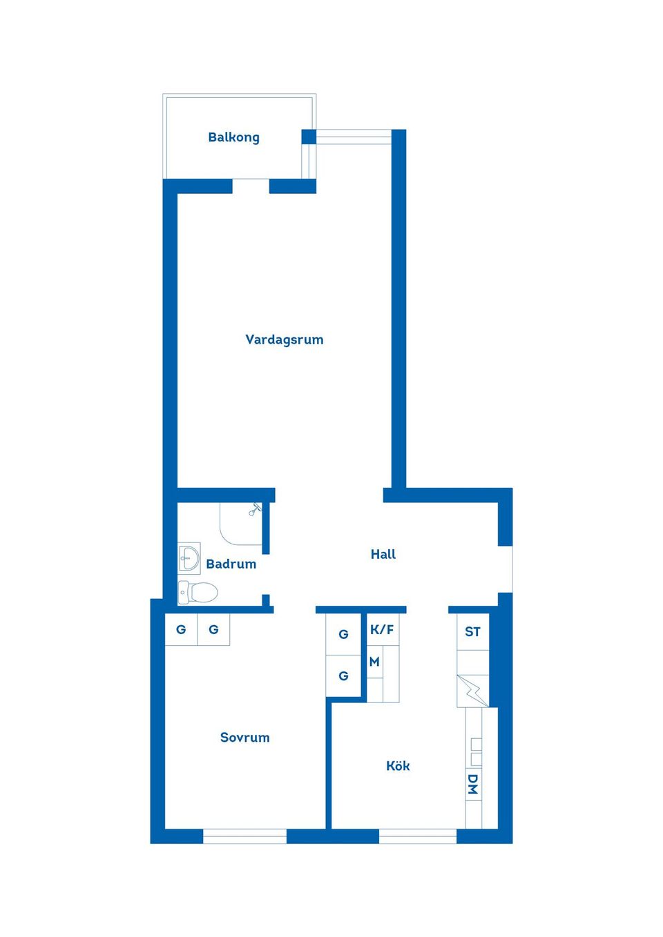 Bostadsrätt, Byggmästargatan 6C, Gävle Centrum, Gävle
