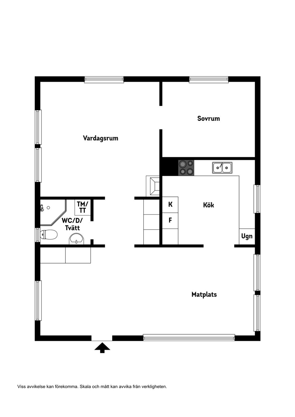 Villa, Fiskehamnsvägen 89, Kallax, Luleå