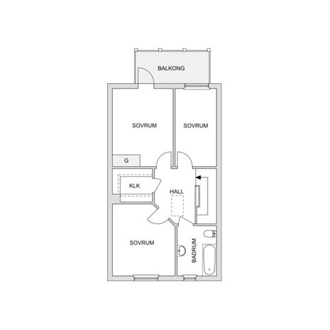 Bostadsrätt, Sörmans väg 13F, Lyckeby, Karlskrona