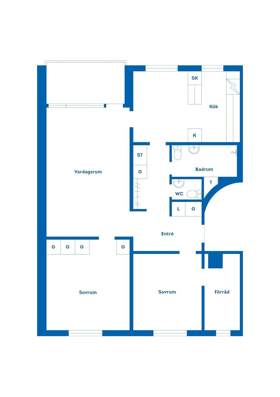 Bostadsrätt, SÅGARGATAN 11 D, Gimo, Östhammar