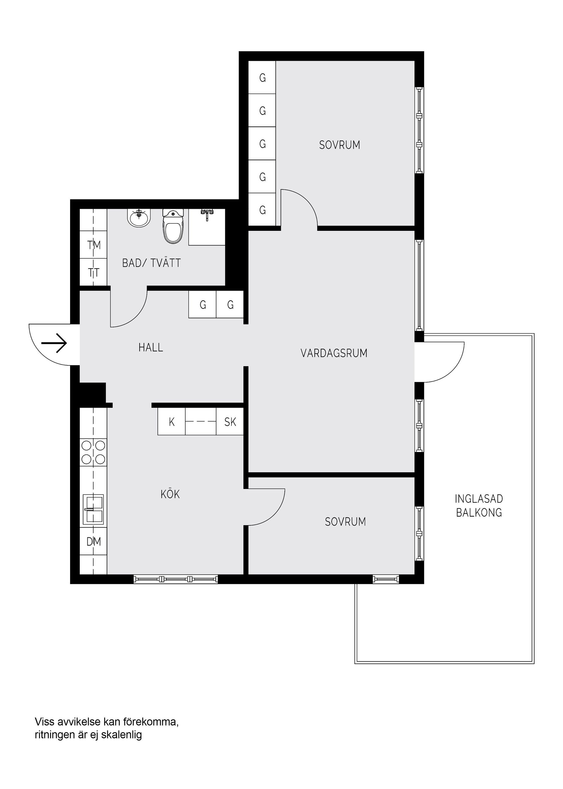 Bostadsrätt, Arkens väg 16, Haninge