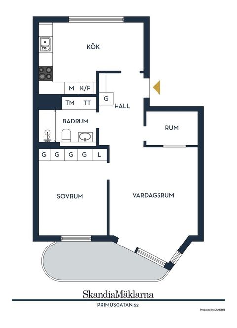 Bostadsrätt, Primusgatan 52, 10/11 tr, Kungsholmen - Lilla Essingen, Stockholm