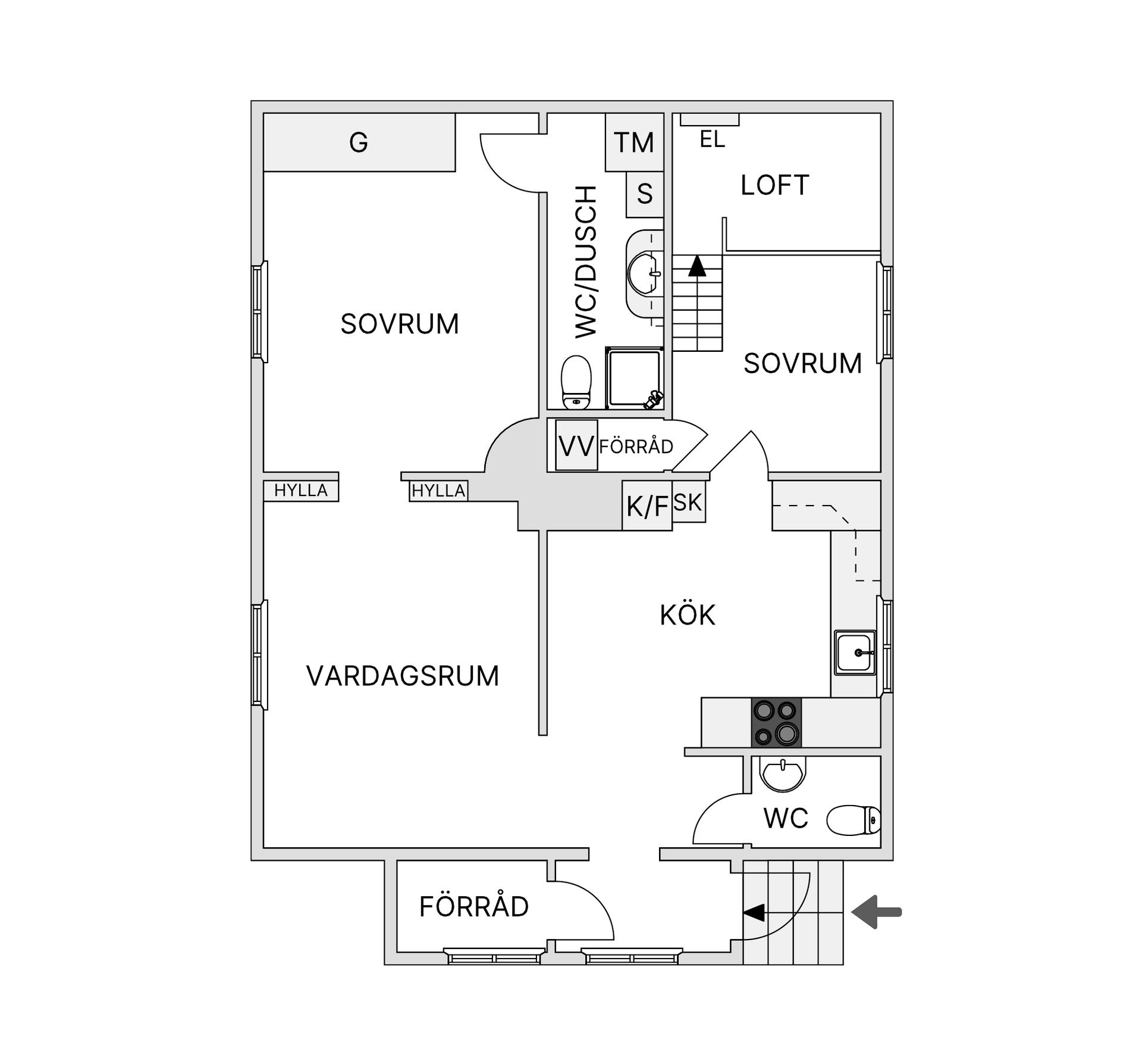 Bostadsrätt, Bergsgatan 3, Gustavsberg Kvarnberget, Värmdö