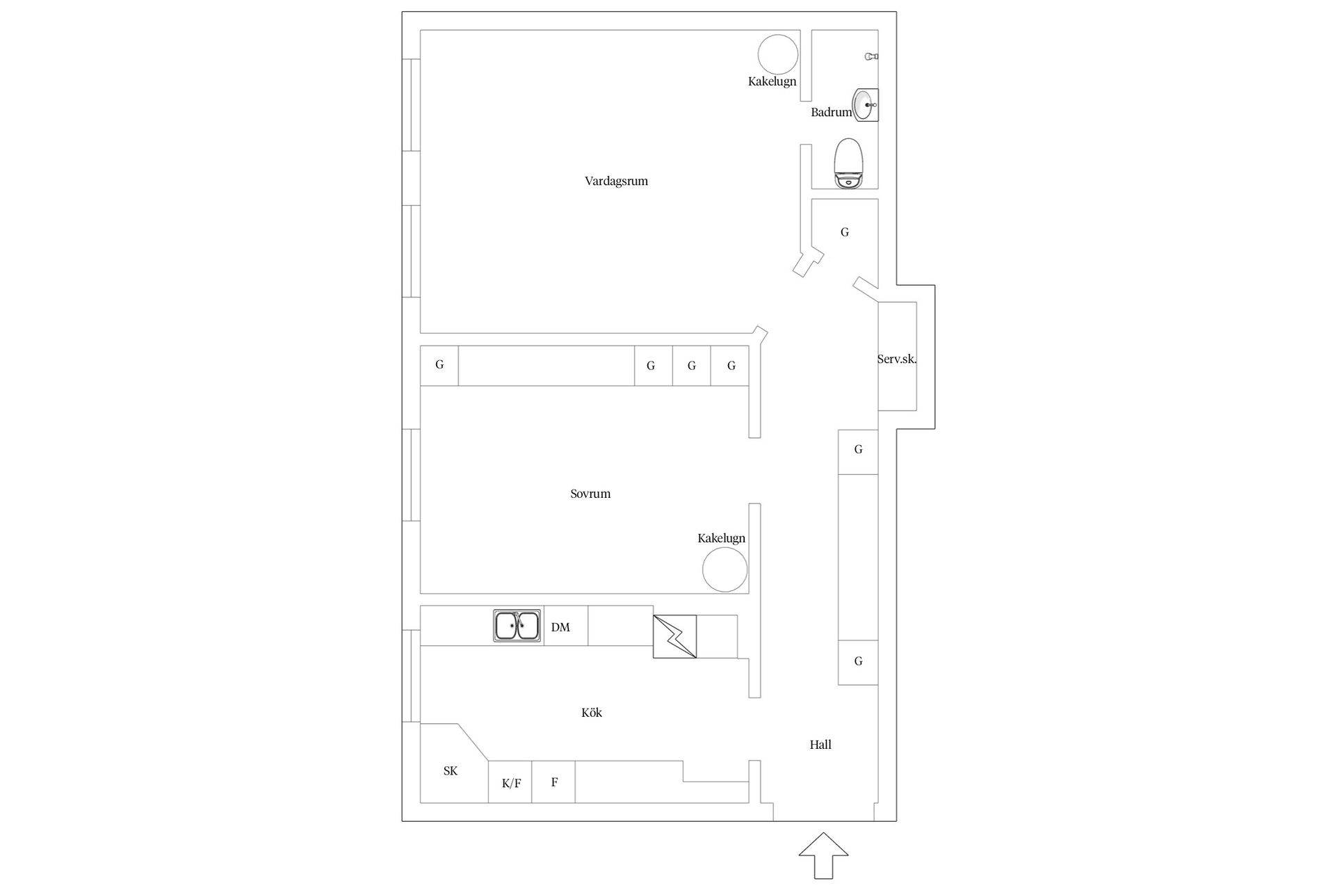 Bostadsrätt, Kungsholmsgatan 38, Kungsholmen - Rådhuset, Stockholm