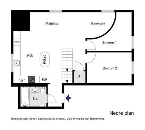 Bostadsrätt, Skonertvägen 9B, vån 4+5, Gröndal, Stockholm