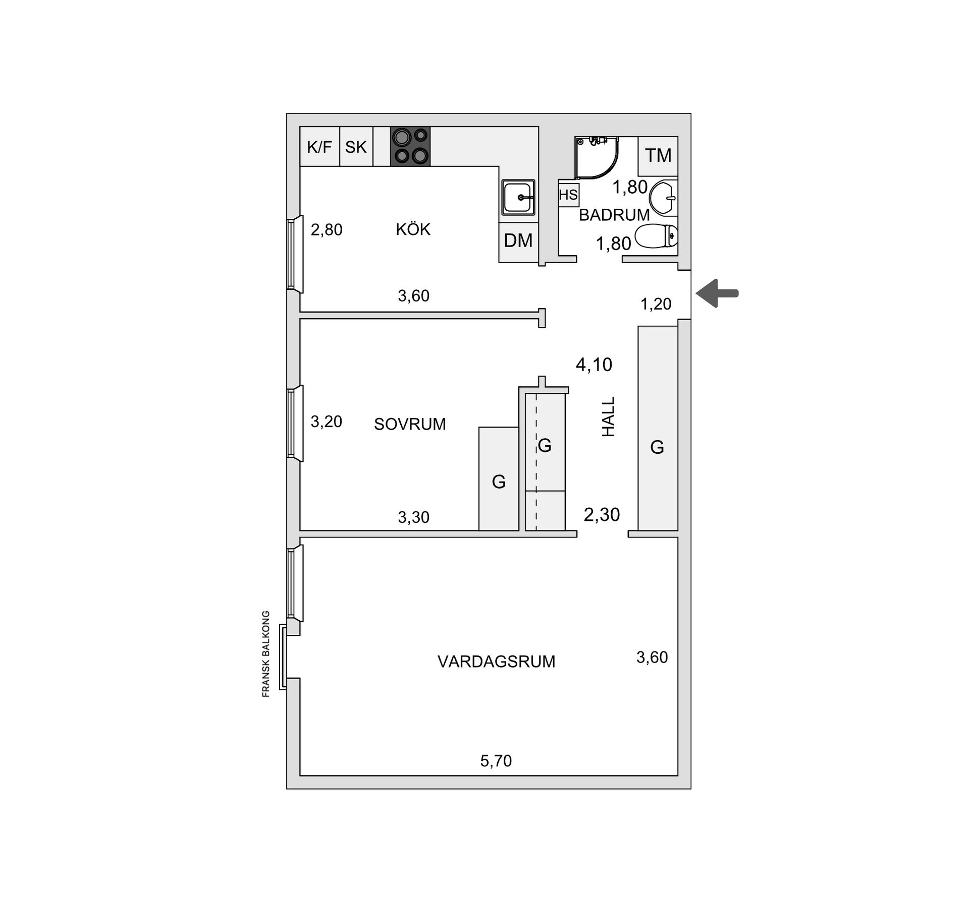 Bostadsrätt, Källängsvägen 65, Näset, Lidingö