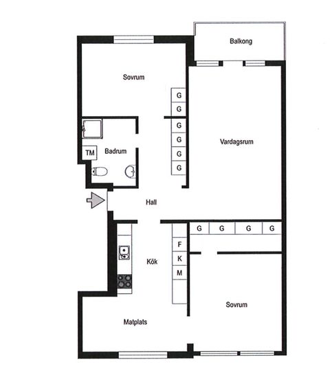 Bostadsrätt, Åkerbyvägen 118, Täby Centrum, Täby